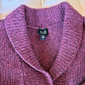 Jewel color Eileen Fisher pull over sweater